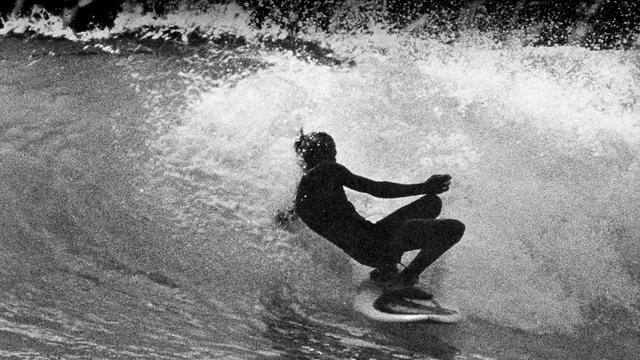 Matt Kechele, layback at Sebastian Inlet, 1982
