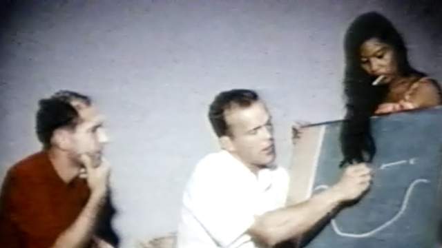 Buzzy Trent, center, in scene from Bud Browne's 1963 film "Gun HO"