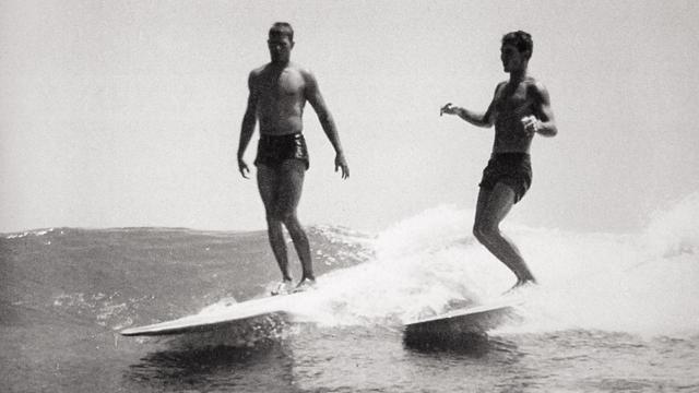 Matt Kivlin (far right), 1949