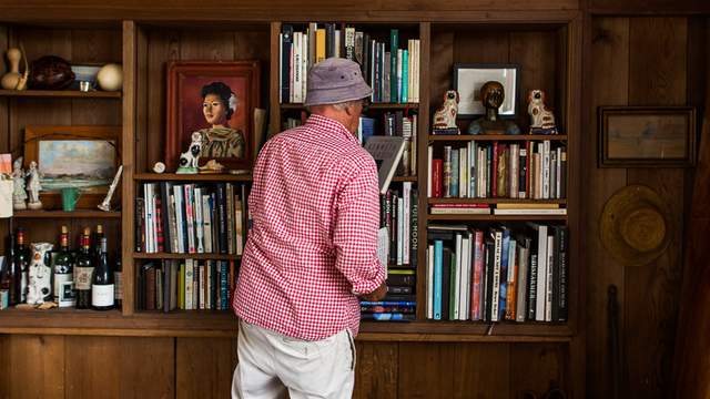 Tom Adler at home, 2015. Photo: Laurie Joliet