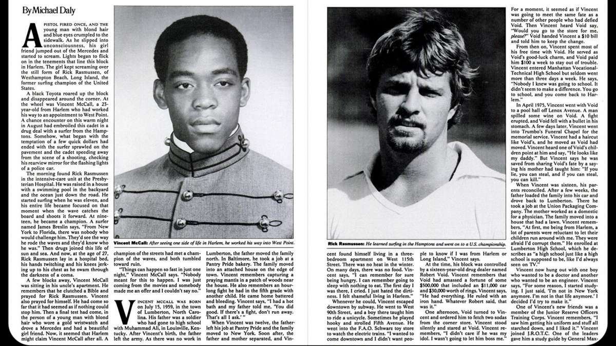 York Rasmussen Iconic surfer Rick Rasmussen’s 1982 shooting in Harlem | Encyclopedia ...