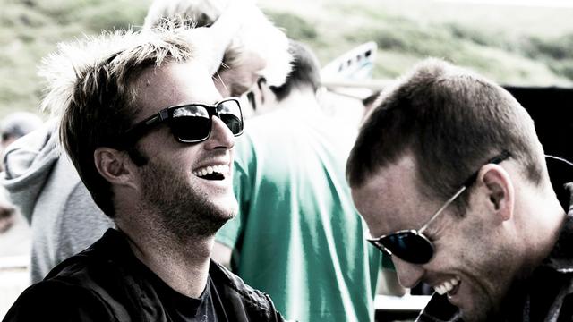 Josh Kerr (left) and CJ Hobgood, 2011. Photo: Lopes