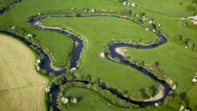 Aerial view of River Severn. Photo: Van Rhijan