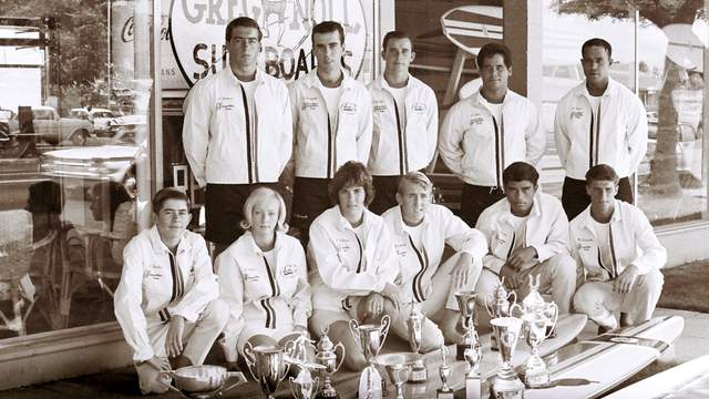 Greg Noll team, 1966. Photo: Val Valentine 