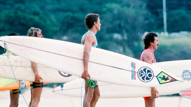 Brock Little, center, 1990. Photo: Russell Hoover