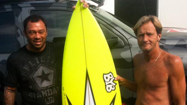 Sunny Garcia (left) and Pat Mulhern, 2010