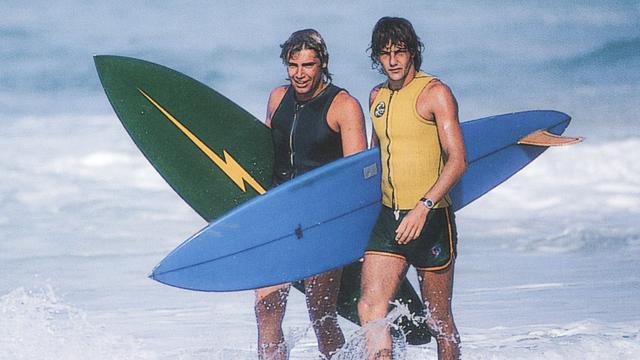Michael (left) and Shaun Tomson, 1976. Photo: Steve Wilkings