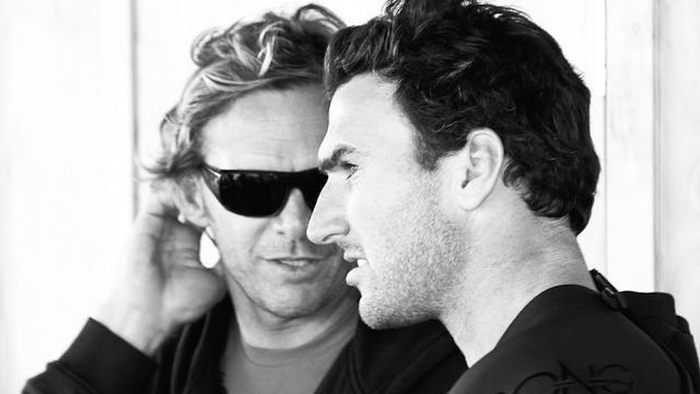 Luke Egan (left) and Joel Parkinson, 2011. Photo: Kristin Scholtz
