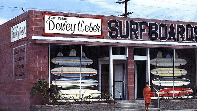Dewey Weber Surfboards. Photo: LeRoy Grannis