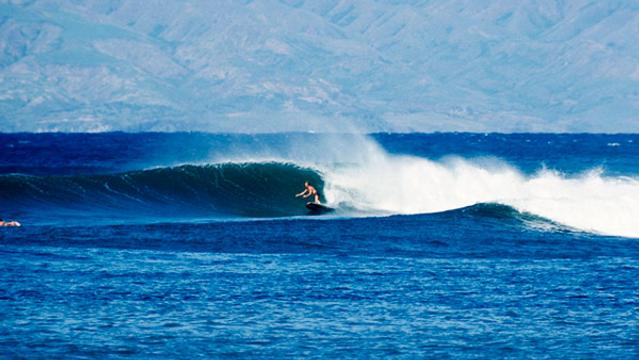 Harbour Surfboards teamrider Bill Fury, Honolua, 1965. Photo: Rich Harbour