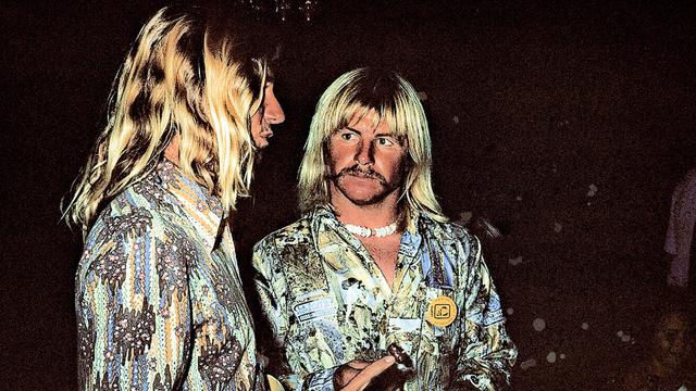 Greg Loehr (left) and Mike Purpus, around 1974. Photo: Jeff Divine