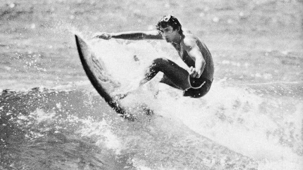Mark Richards surfing at the 1978 stubbies surfing contest at Burleigh heads