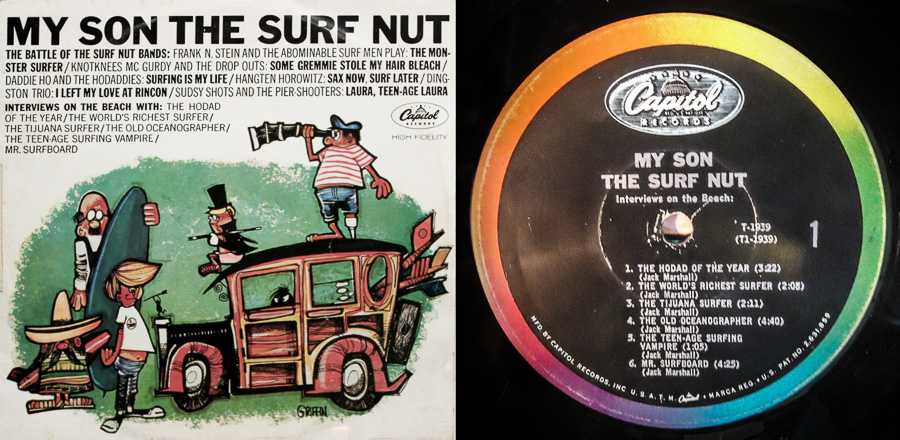 My Son the Surf Nut album cover, with Rick Griffin artwork