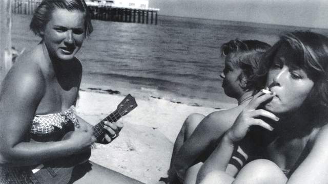 Vicki Flaxman (left), Aggie Bane (right), 1951 