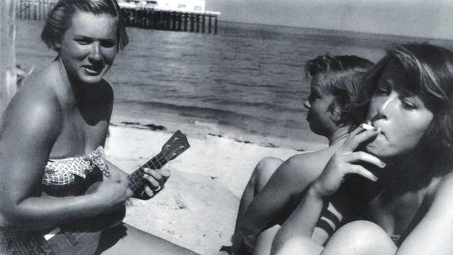 Vicki Flaxman (left), Aggie Bane (right), 1951