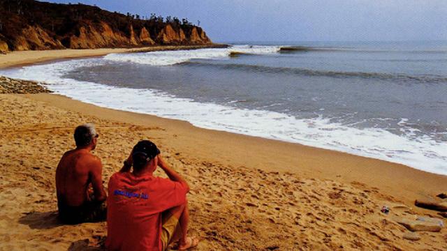Fred D'Orey and Randy Rarick, Kitoba Village point, 1973. Photo: John Callahan