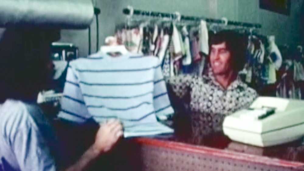 pro surfing jeff hakman, working for golden breed clothing company