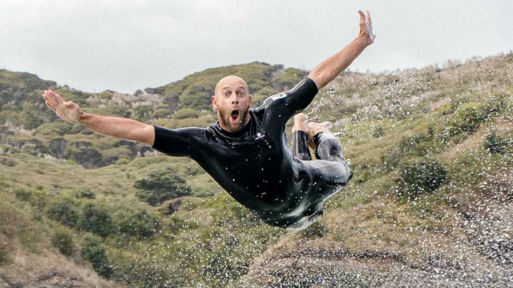 surfer and funnyman luke cederman, of new zealand