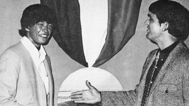 David Nuuhiwa (left) and John Peck