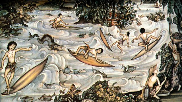 1970s Balinese painting