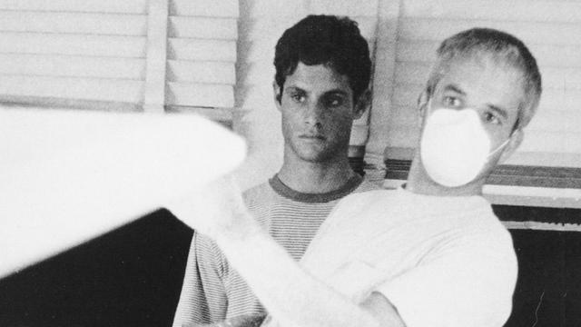 Dick Brewer, right.