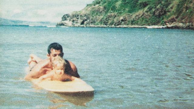 Pat and Tom Curren, Honolua Bay, 1965