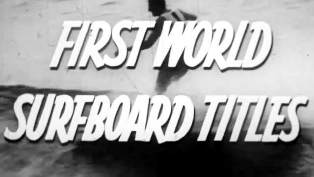 1964 World Surfing Championships newsreel
