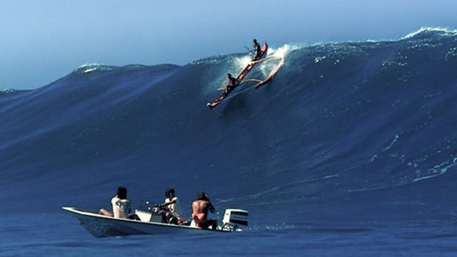 Aka Hemmings (front) and Tommy Holmes, Avalanche, 1980. Photo: Wilkings