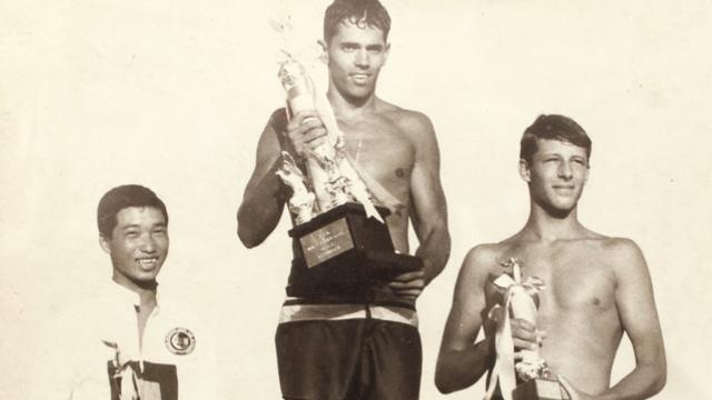 Mikio Kawai, left, 1965 Japanese International Championships