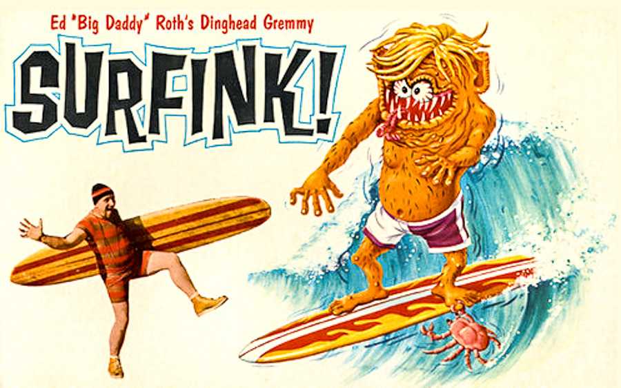 Ed "Big Daddy" Roth and Surfink model