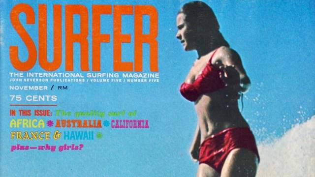 Linda Merrill, 1964 SURFER cover