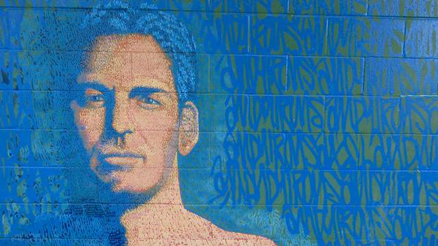 Andy Irons mural painted by Kevin Ancell, 2015