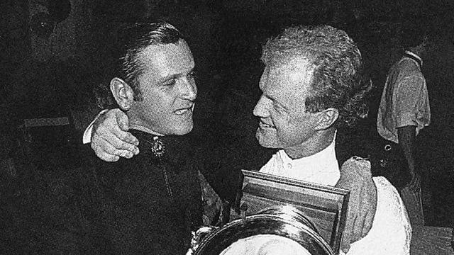 Martin Potter (left) and Peter Mansted, 1990
