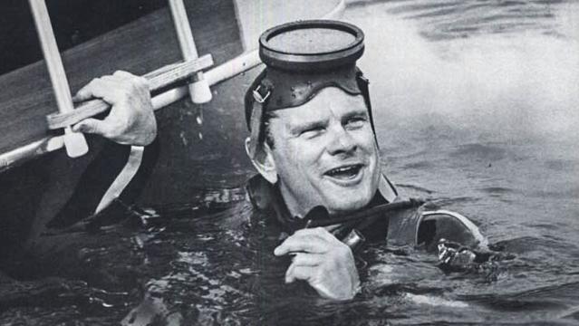 Eugene Burdick, 1962 Ballantine Ale ad