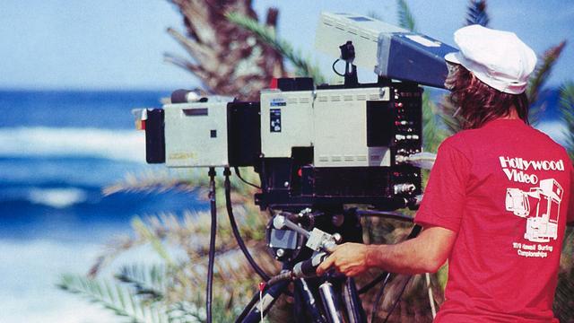 Video shoot, 1979. Photo: Shirley Rogers