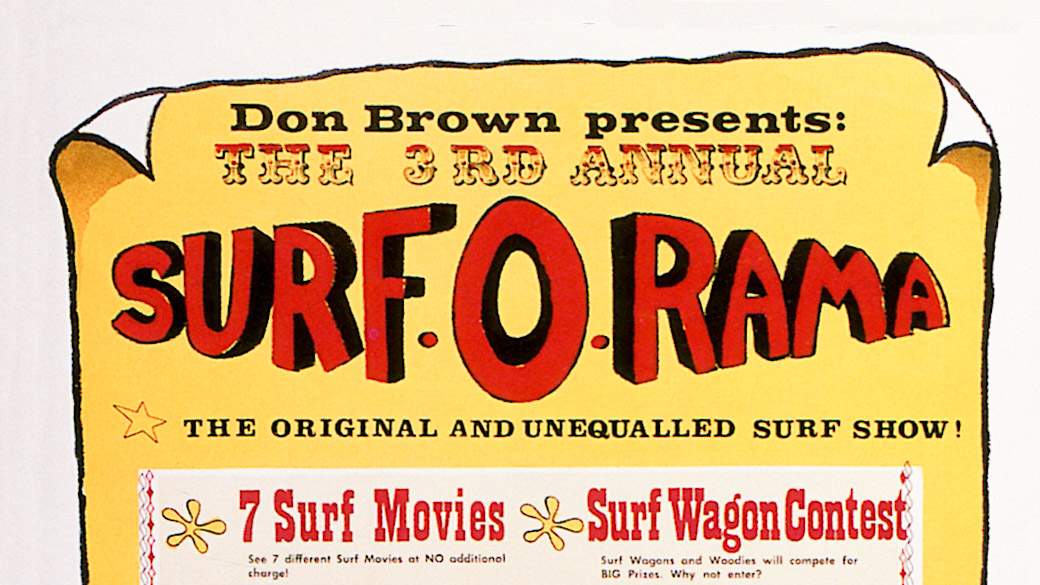 Poster for 1964 Surf Fair, Santa Monica 