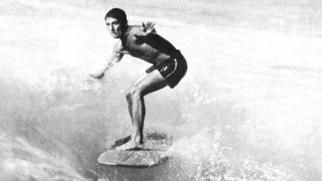 Alan Gomes, 1959, wearing M. Nii trunks
