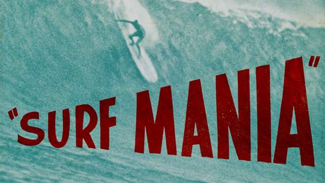 Movie poster sold at 2013 Surfing Heritage Vintage Surf Auction