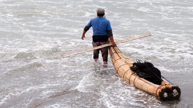 Fisherman at Huanchaco, Peru