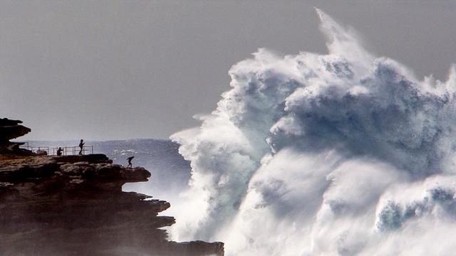 Impact zone, Bondi Beach, Sydney
