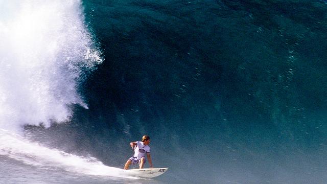 Bruce Irons, backside at Pipeline, 1999. Photo: John Seaton Callahan