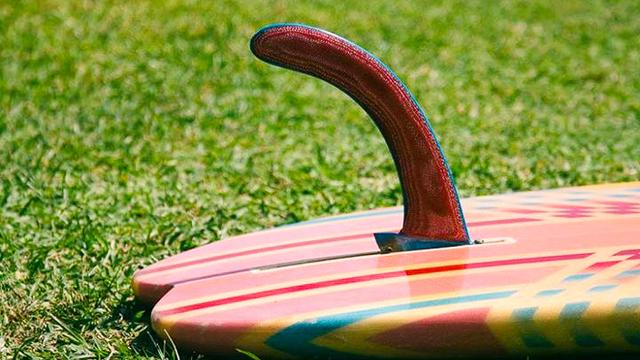 Fin setup for McCoy Lazor Zap, early 1980s