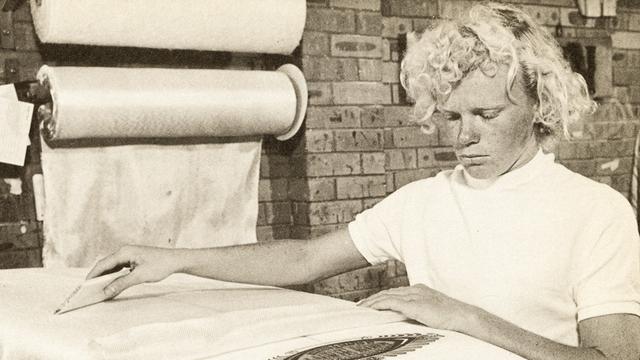 Laminating, around 1970