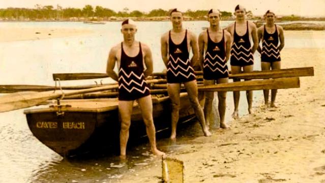 Cave Rocks Surf Life Savers, 1945