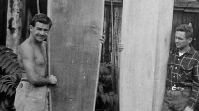 Gordon Woods, left, 1957