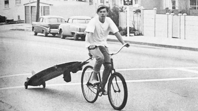 Bike rack, Hermosa Beach, 1963