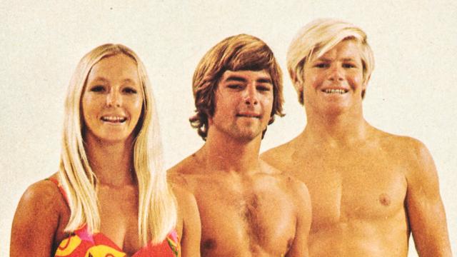 Dru Harrison (center) with Sharron Weber and Mike Purpus, 1970