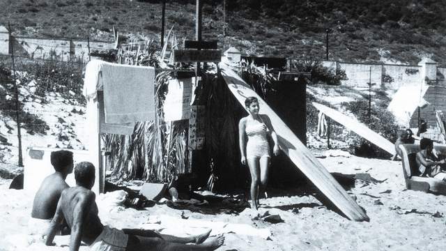 Tubesteak's Malibu shack, around 1956