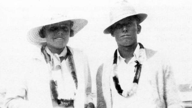 Ethel Kukea and brother Whitey Harrison, 1935