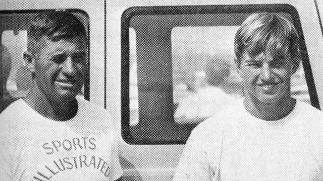 Bob Holland, left, 1958